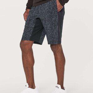 Lululemon T.H.E. Short Inked Light Cast Black White Speckle Men's Size Large